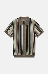 WeSC Polo Vertical Stripe Cardigan