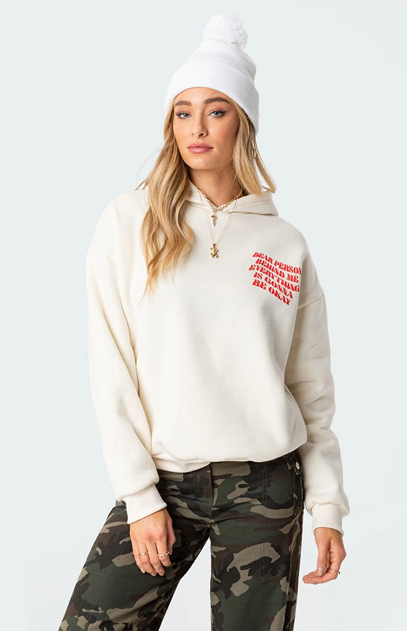 Edikted Everything's Ok Hoodie