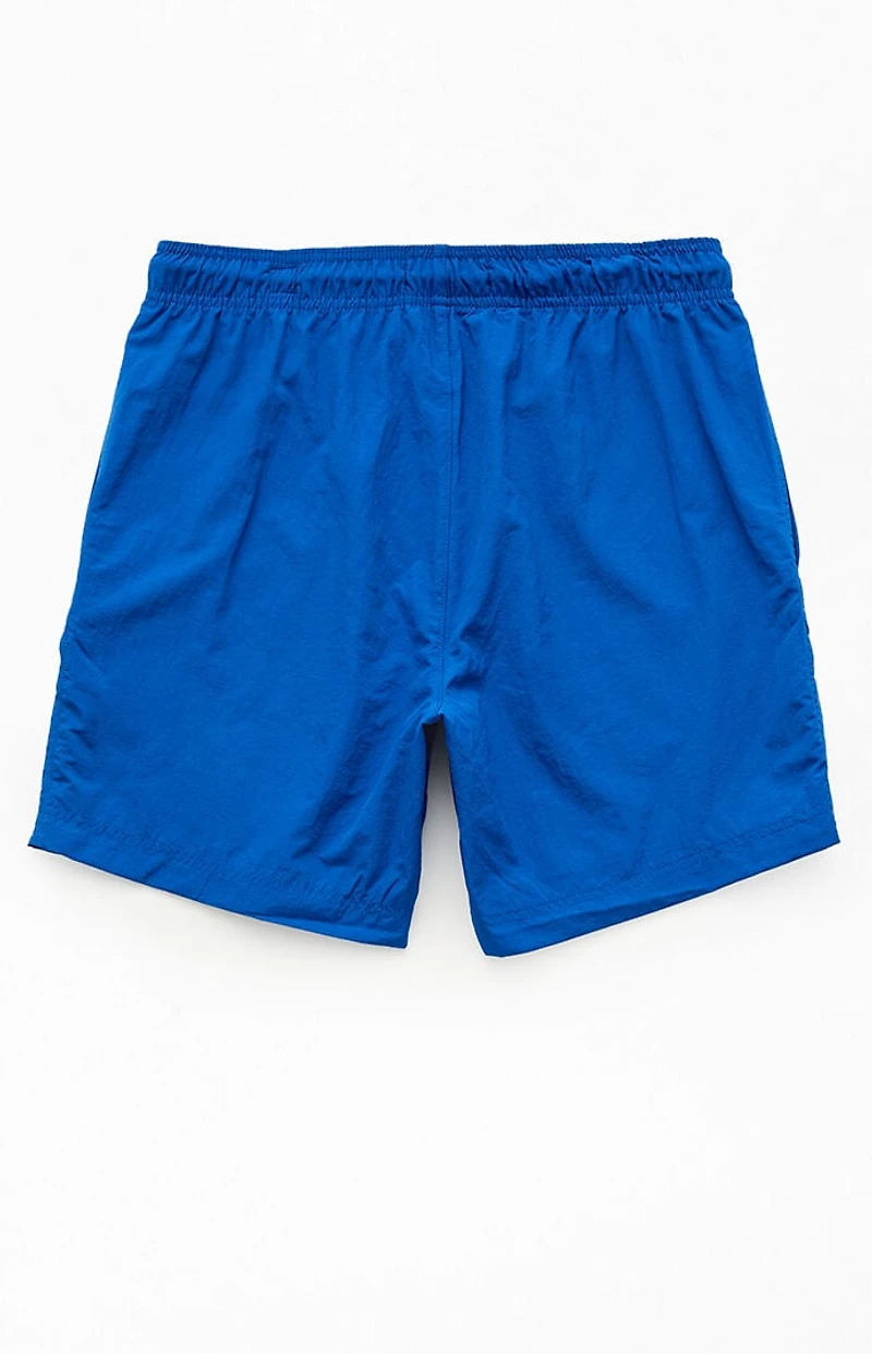 Pacsun Electric Blue Collegiate Solid 6.5" Swim Trunks