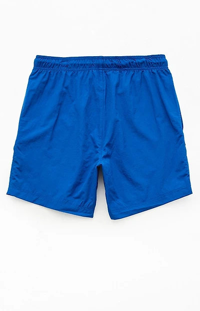 Pacsun Electric Blue Collegiate Solid 6.5" Swim Trunks