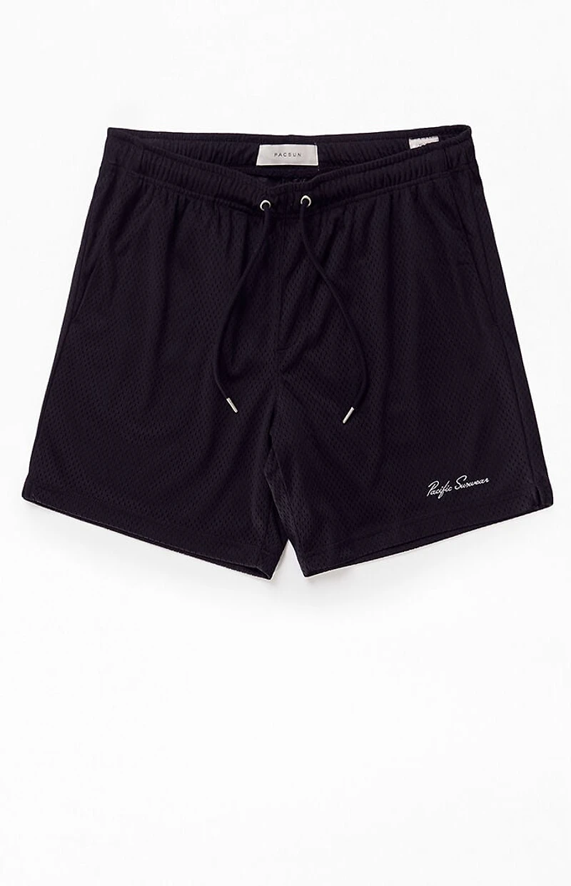 Pacsun Black Mesh Basketball Shorts