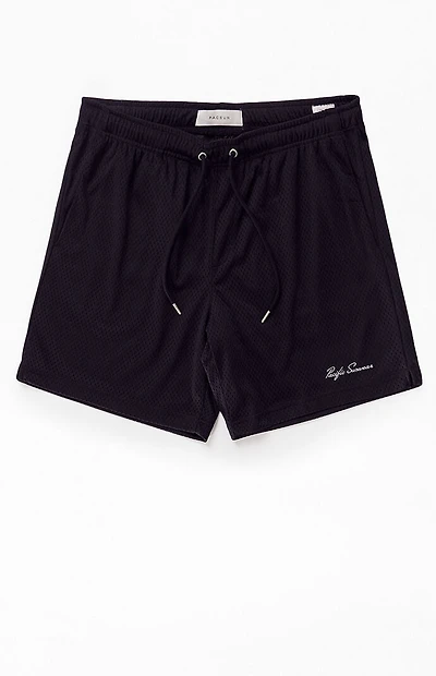 Pacsun Black Mesh Basketball Shorts