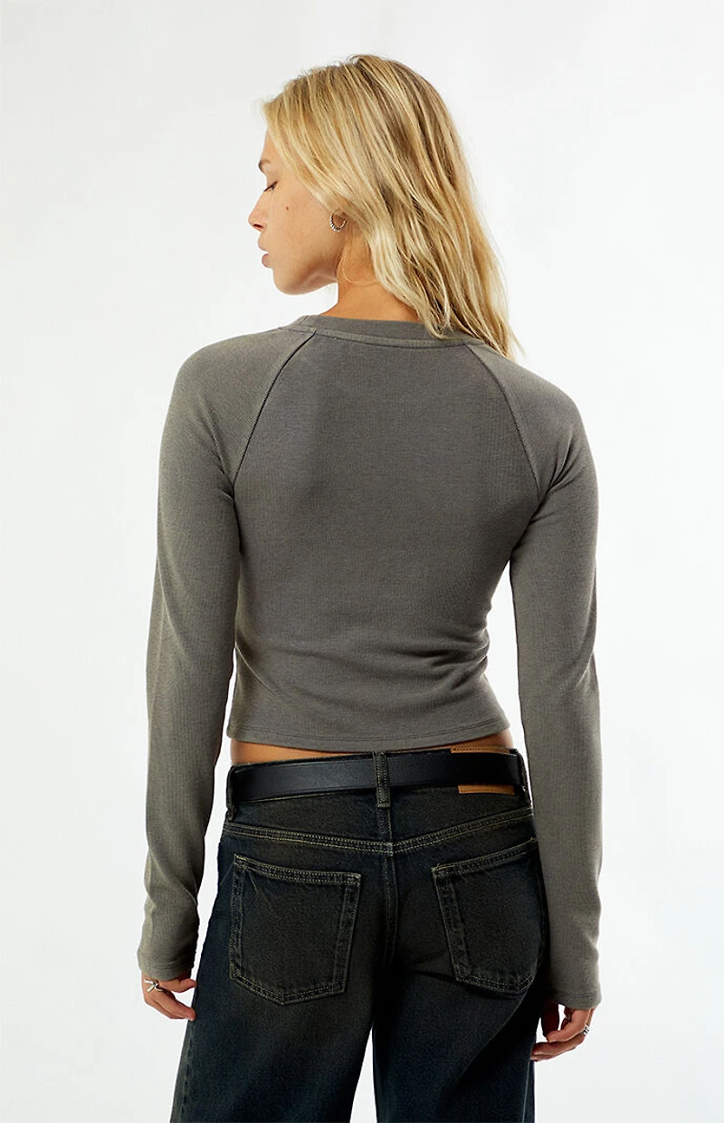 Your Favorite Billie Vintage Wash Long Sleeve Top