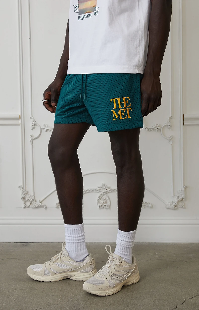 The Met x Pacsun Logo Mesh Shorts