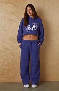 Your Favorite Chainstitch Floral Baggy Sweatpants