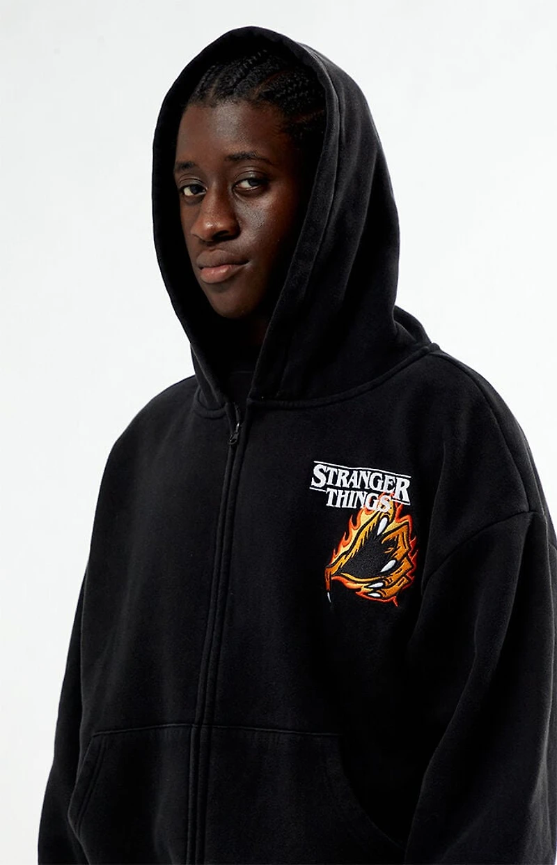 Netflix x Stranger Things Creatures Welcome Zip Up Hoodie