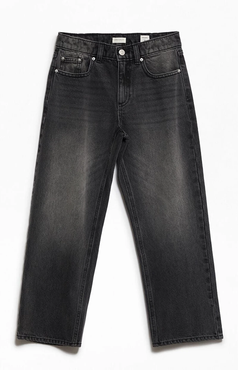 Pacsun Kids Straight Leg Jeans Black
