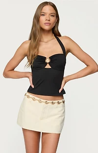 Edikted Delcy Cut Out Halter Top