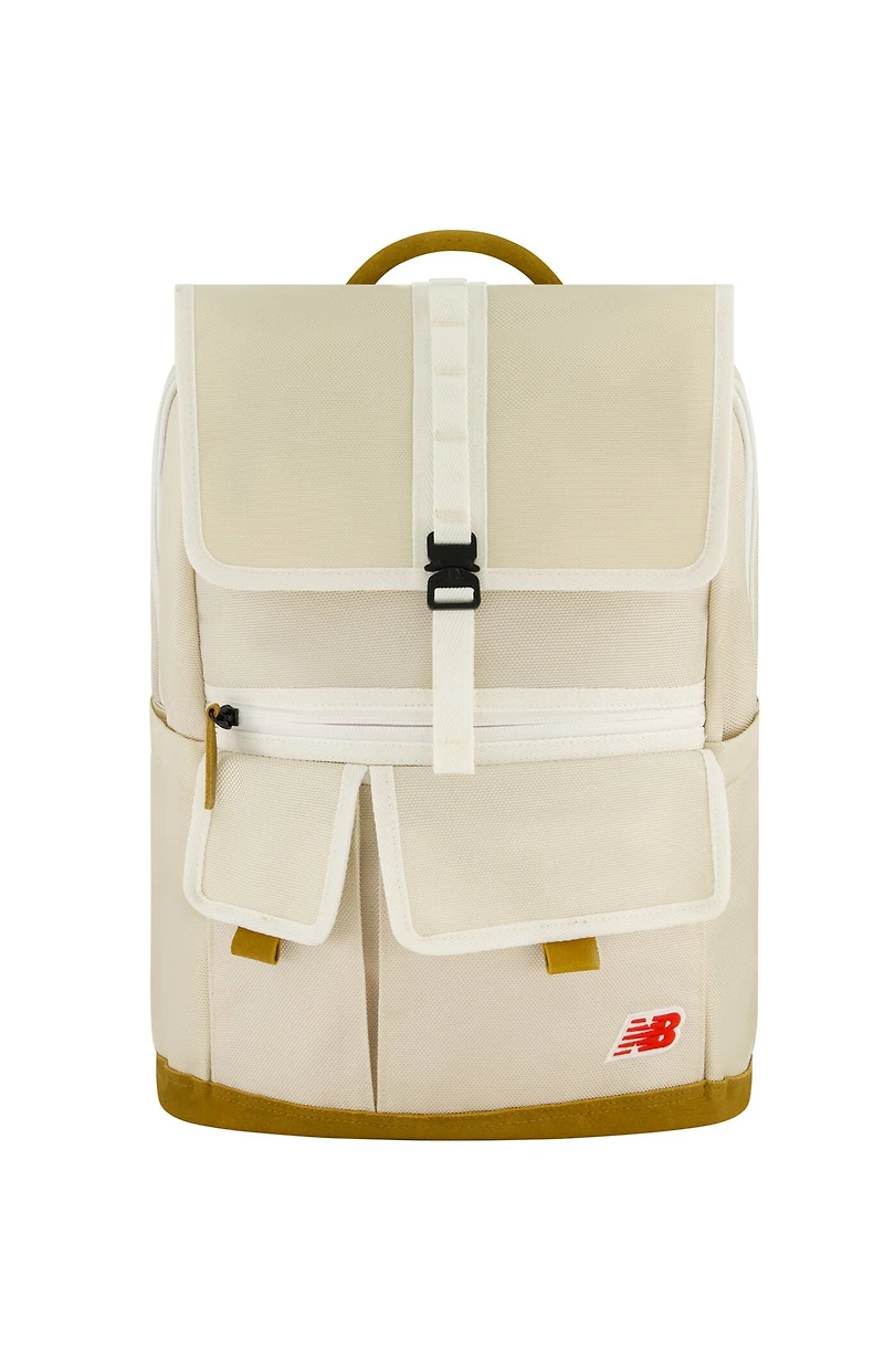 New Balance Off White Legacy Icon Flap Backpack
