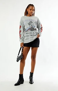 Formula 1 x Pacsun Las Vegas Lights Out Long Sleeve Oversized T-Shirt