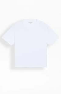 PS Basics White Basic Oversized T-Shirt
