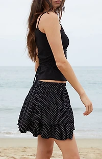 John Galt Polka Dot Izzy Mini Skirt