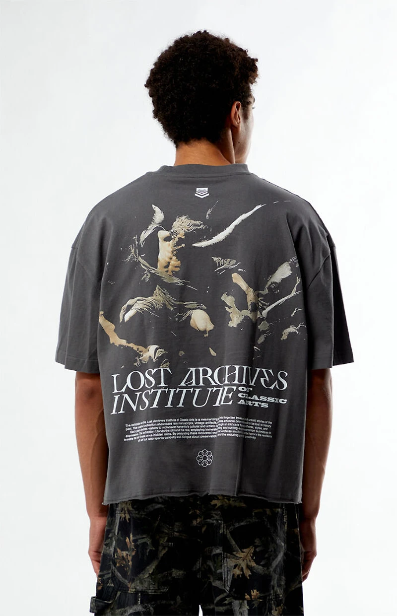 Pacsun Lost Archives Cropped Boxy T-Shirt