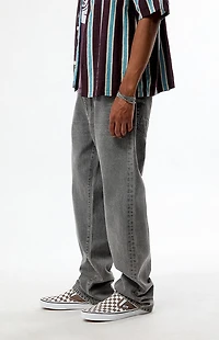 Pacsun Logan Relaxed Straight Jeans Gray
