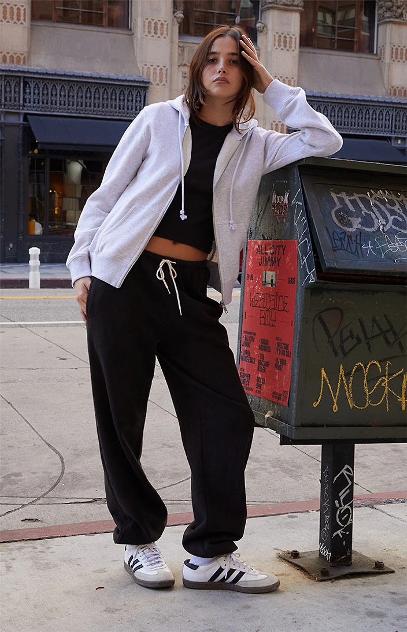 John Galt Light Gray Full Zip Hoodie