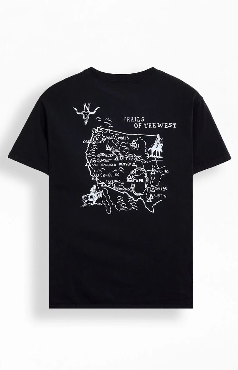 Lone Rider Trails Of The West T-Shirt