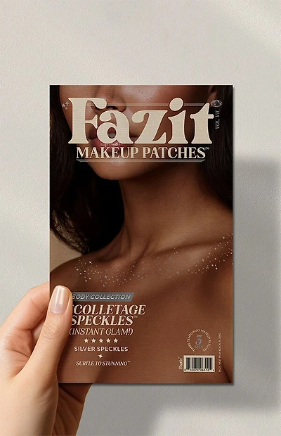 FAZIT BEAUTY Silver Decolletage Glitter Makeup Patches