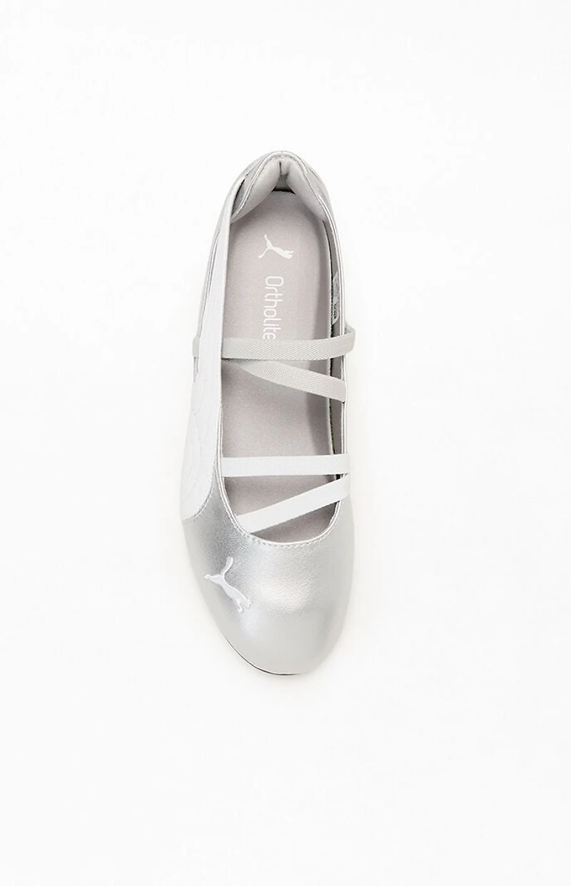 Puma Women's Silver Speedcat Ballet Python Sneakers