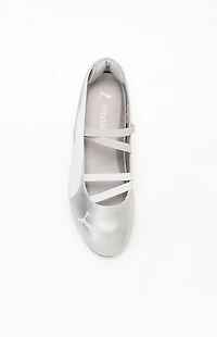 Puma Women's Silver Speedcat Ballet Python Sneakers