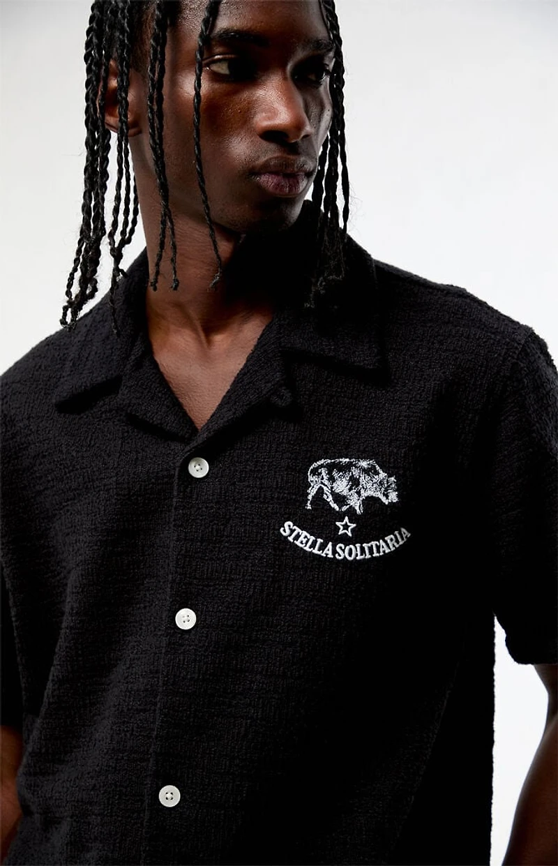 Pacsun Bishop Embroidered Camp Shirt