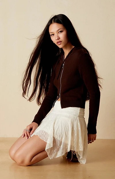 Your Favorite Lace Flowy Mini Skirt