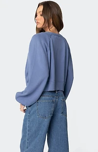 Edikted Sammi Puff Sleeve Knit Cardigan