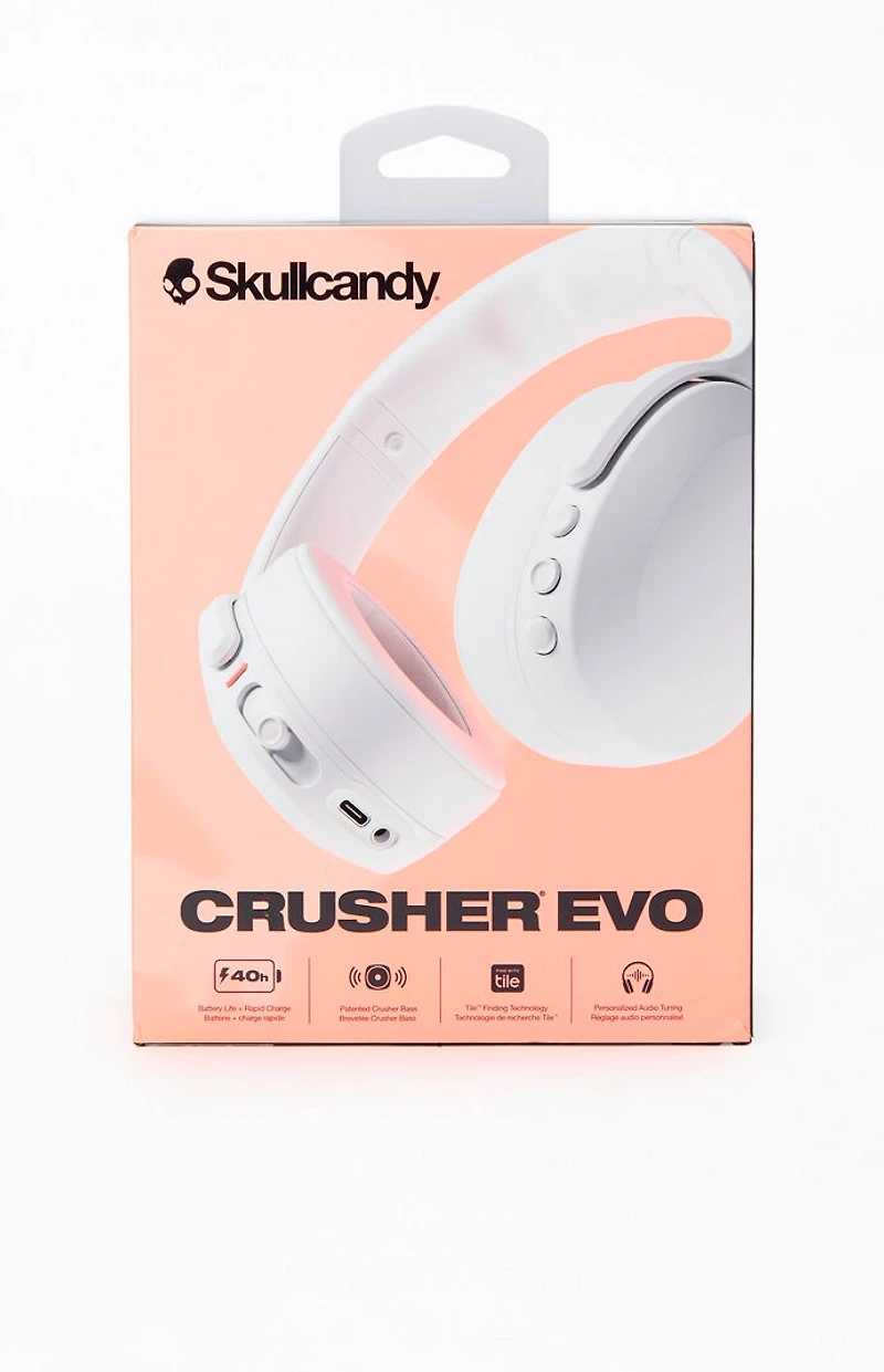 Skullcandy White Crusher EVO Headphones