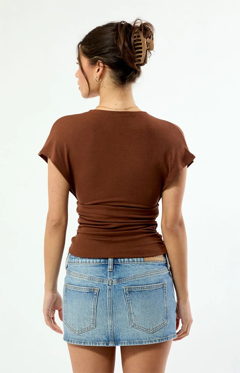 Your Favorite Harley Deep V Cinched Top