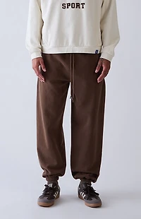 A.R.C. Brown Heavyweight Fleece Jogger Sweatpants