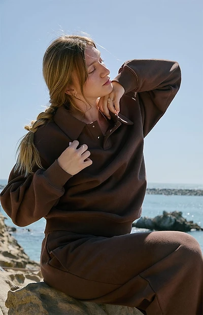ANNAXPACSUN Hermosa Polo Sweatshirt