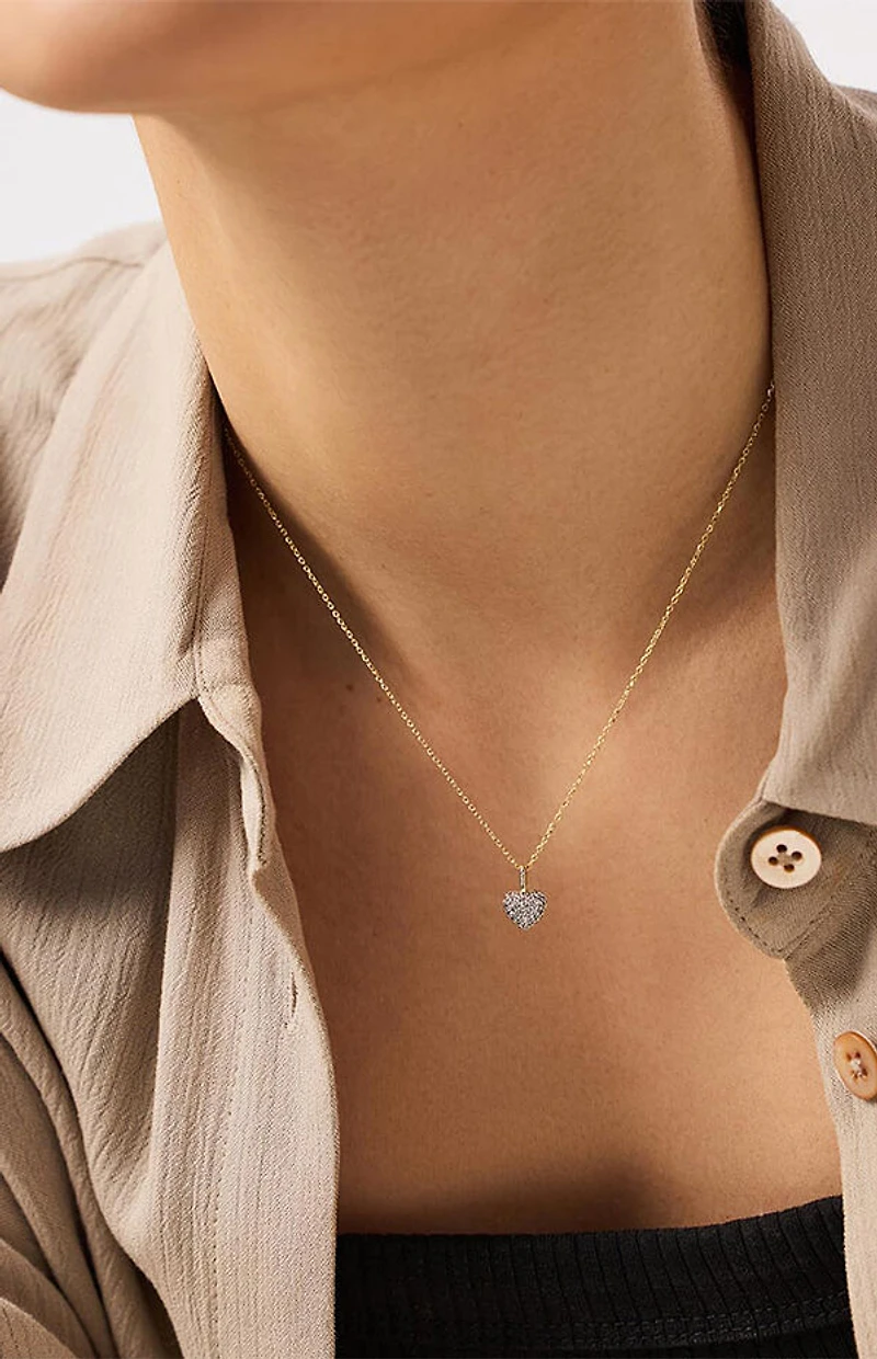 Ana Luisa Ellery Gold Heart Necklace