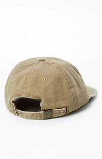 Free & Easy Logo Washed Khaki Hat