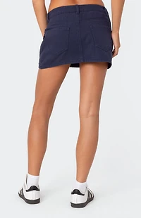 Edikted Asymmetric Pocket Mini Skirt