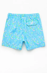 Bermies Golf Floral 5" Swim Trunks