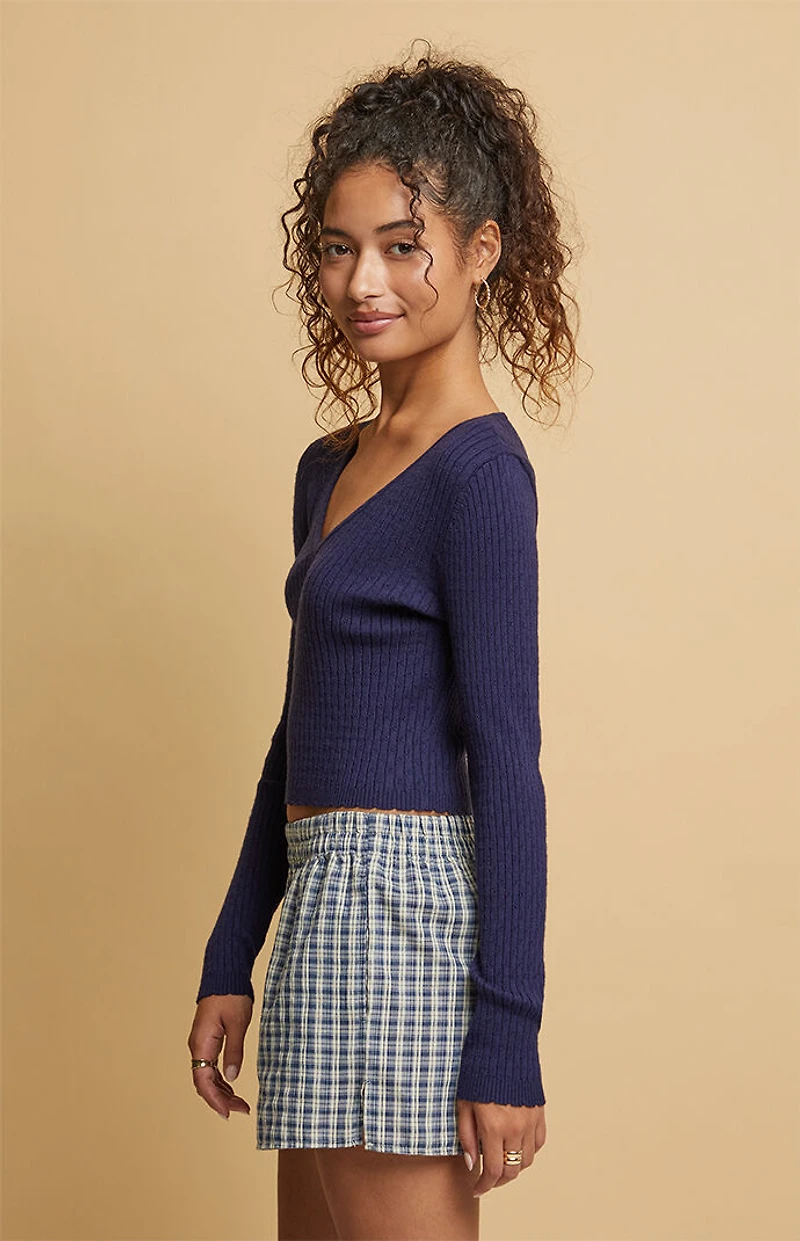 Beverly and Beck Plaid Boxer Shorts