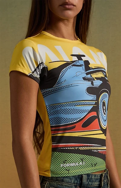 Formula 1 x Pacsun Miami Blur Finish Skimmer T-Shirt