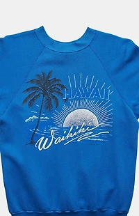 PS VINTAGE '80s Waikiki Hawaii Crew Neck Sweatshirt