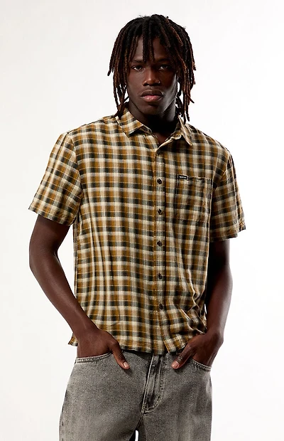 Brixton Cru Plaid Short Sleeve Shirt
