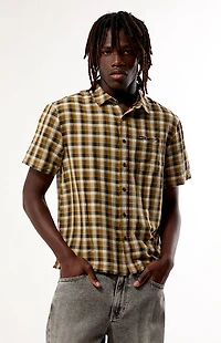Brixton Cru Plaid Short Sleeve Shirt