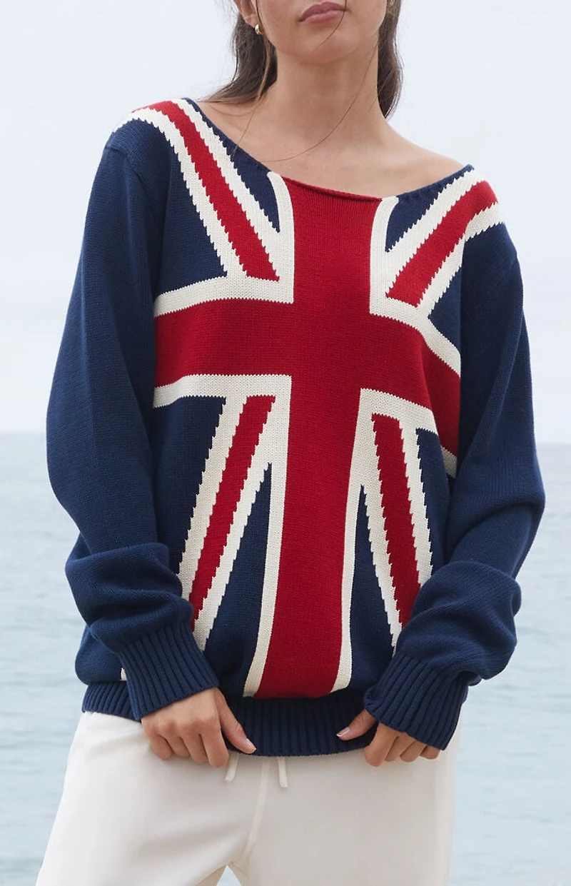 John Galt UK Flag Nico Sweater