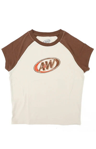 A&W Logo Baby Raglan T-Shirt