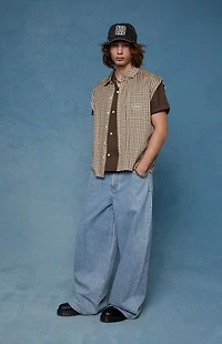 Pacsun Ryder Ultra Baggy Jeans Light Blue