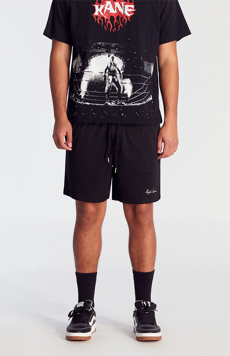 Pacsun Black Mesh Basketball Shorts