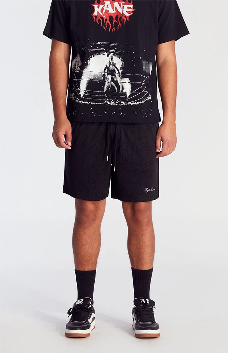 Pacsun Black Mesh Basketball Shorts
