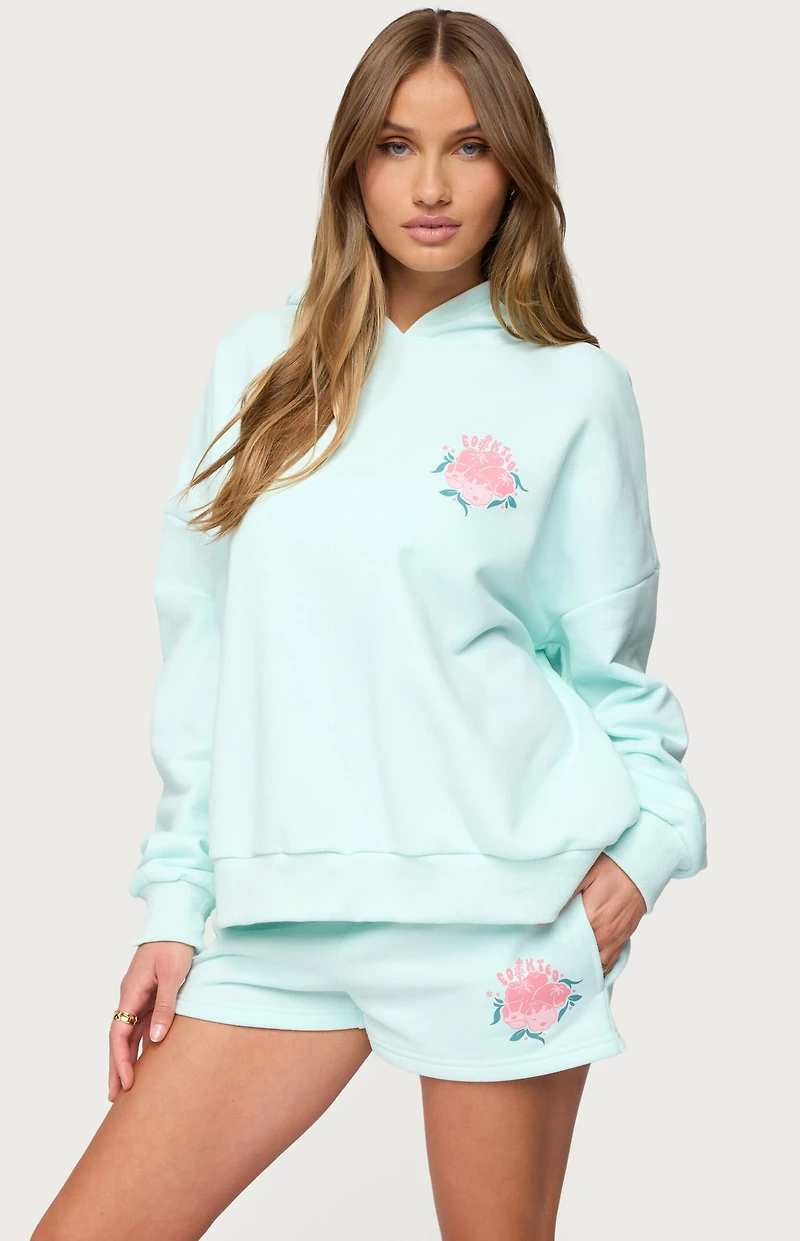 Edikted Beach Bloom Hoodie