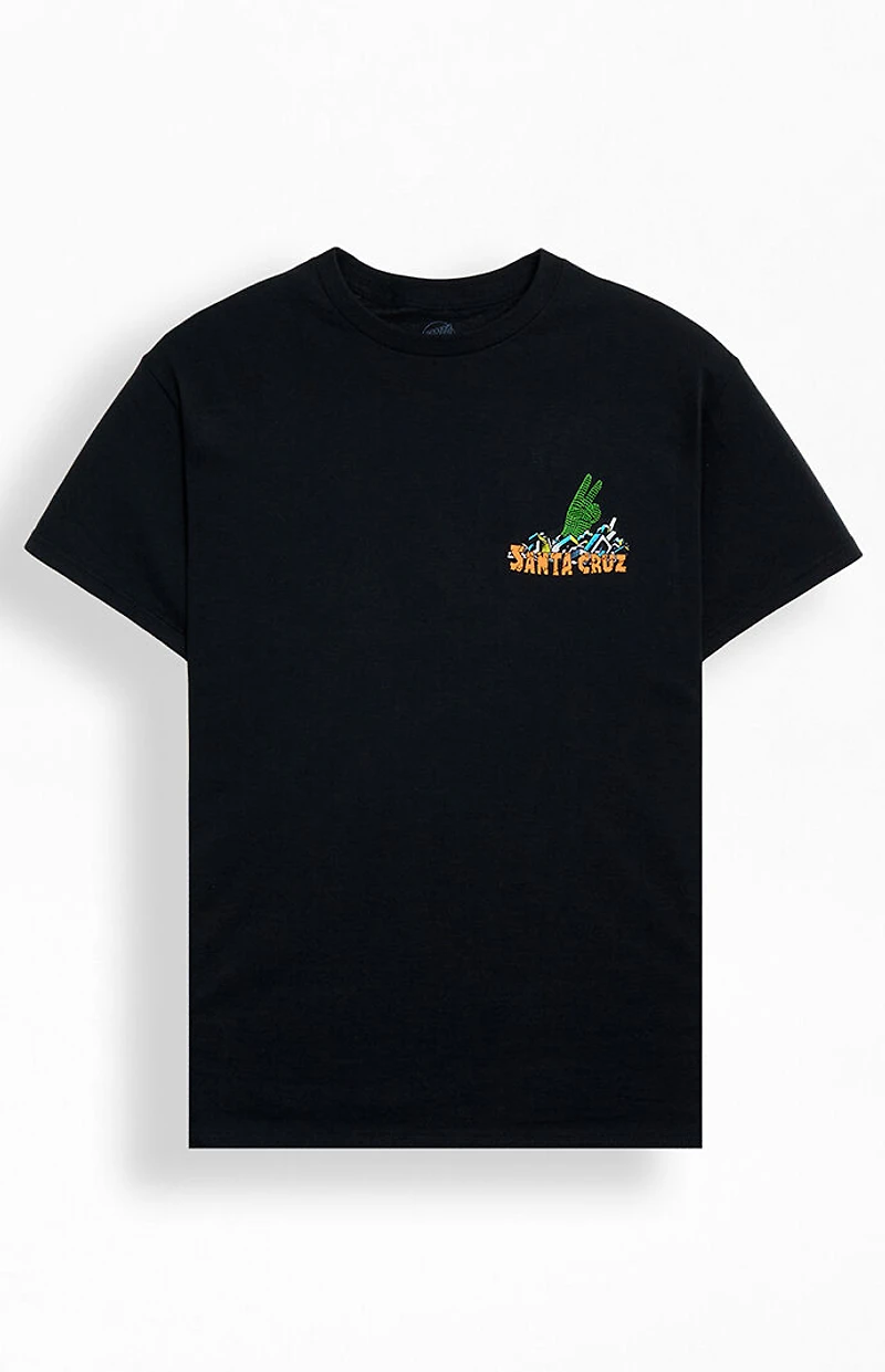 Santa Cruz Kendall Grid Hand T-Shirt