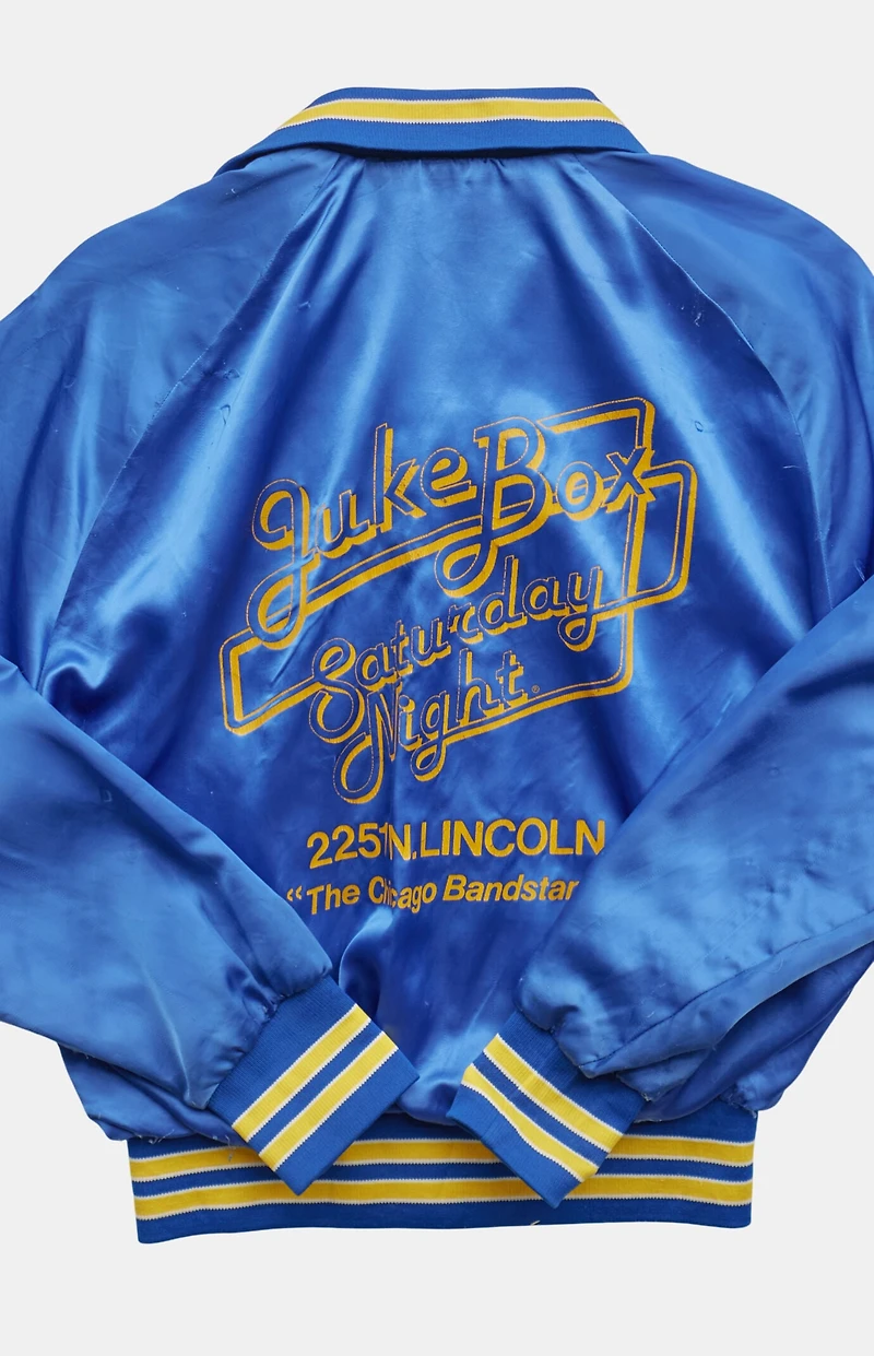 PS VINTAGE '80s Juke Box Saturday Night Varsity Jacket