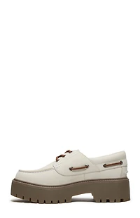 Timberland Women's Natural Nubuck Stone Street Boat Shoes