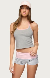 Edikted Yurie Contrast Halter Top