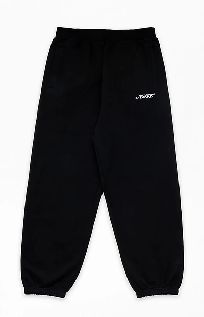 Awake NY Black Classic Logo Sweatpants